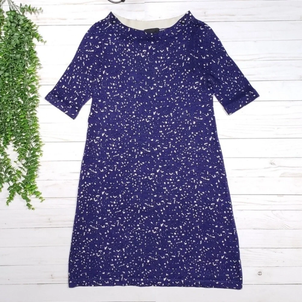 J. CREW Wool Floral Print Dress